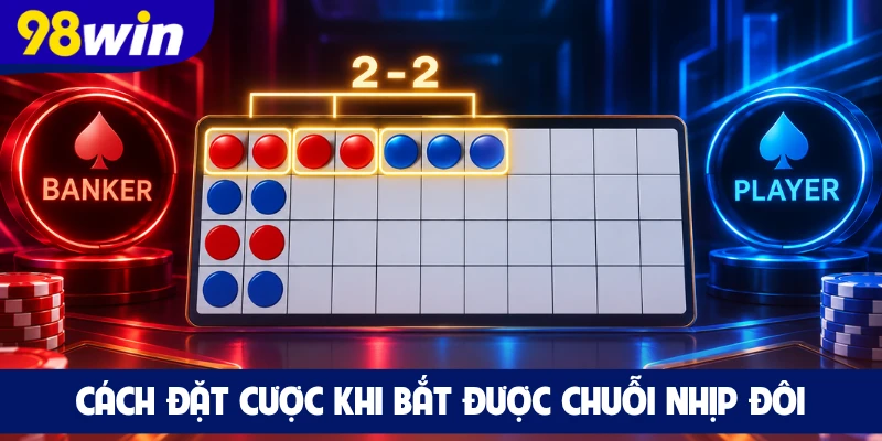 Cách đặt cược khi bắt được chuỗi nhịp đôi