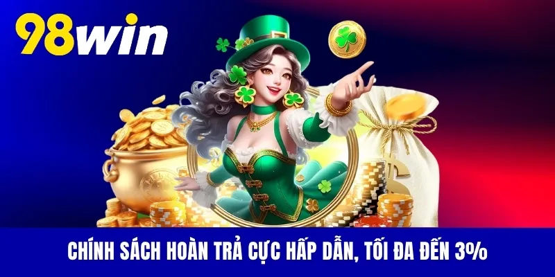 Chính sách hoàn trả cực hấp dẫn, tối đa đến 3%