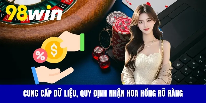 Cung cấp dữ liệu, quy định nhận hoa hồng rõ ràng