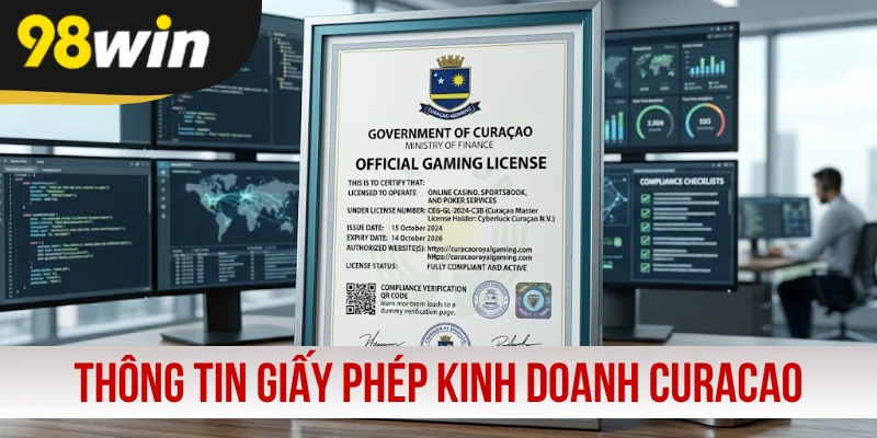 Thông tin giấy phép kinh doanh Curacao ở châu Á